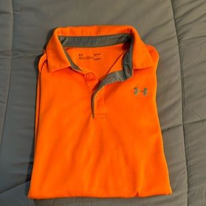 Under Armour Tech Polo Orange Large